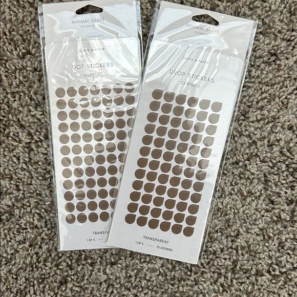 Cloth & Paper Brown Sticker Set - Picture 1 of 1